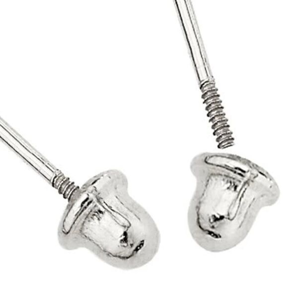 14k Solid gold Mouse earrings | Mouse stud earrings | Real Gold Stud earrings | - Picture 6 of 7